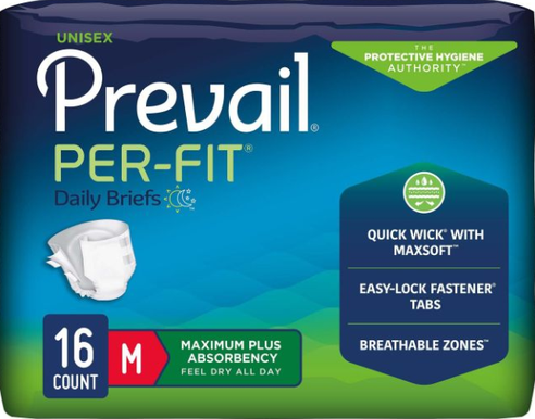 Prevail PER-Fit Adult Brief - Medium